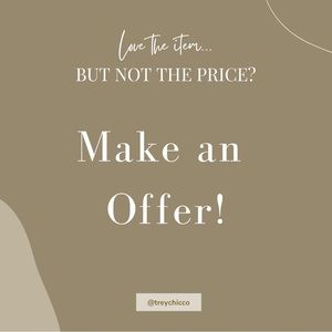 Don’t love the price? Make an offer!